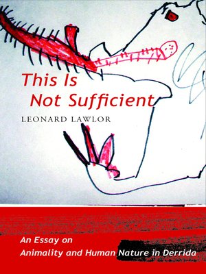 cover image of This Is Not Sufficient